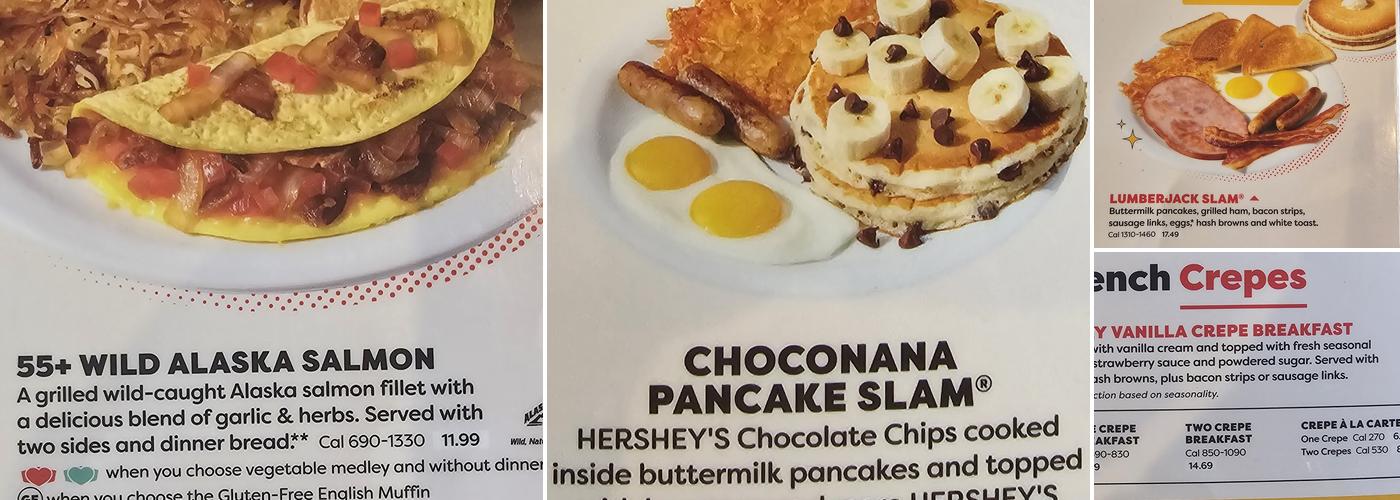 Denny's Restaurant Menu