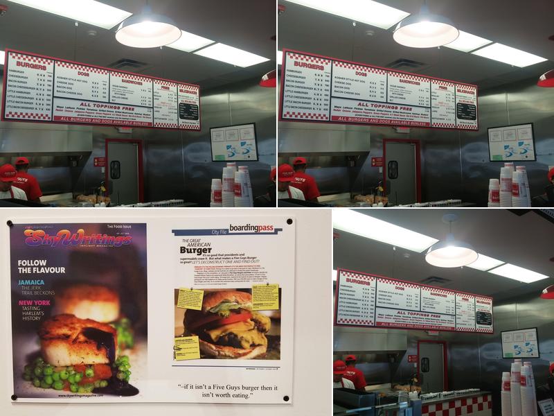 Five Guys Menu