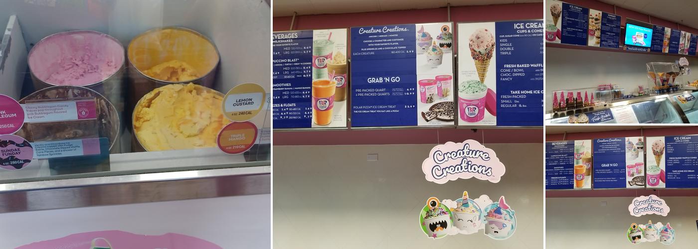 Baskin-Robbins Menu