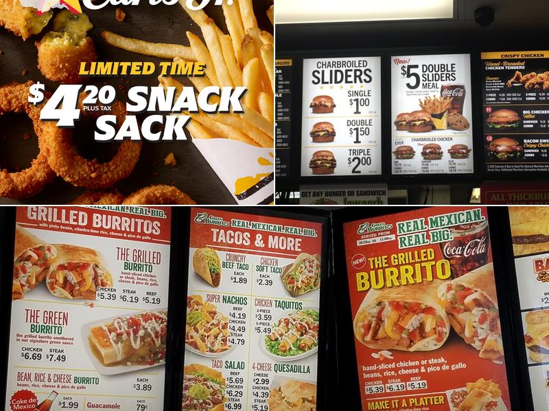 Carl’s Jr. Menu