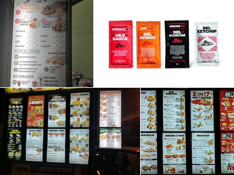 Del Taco Menu