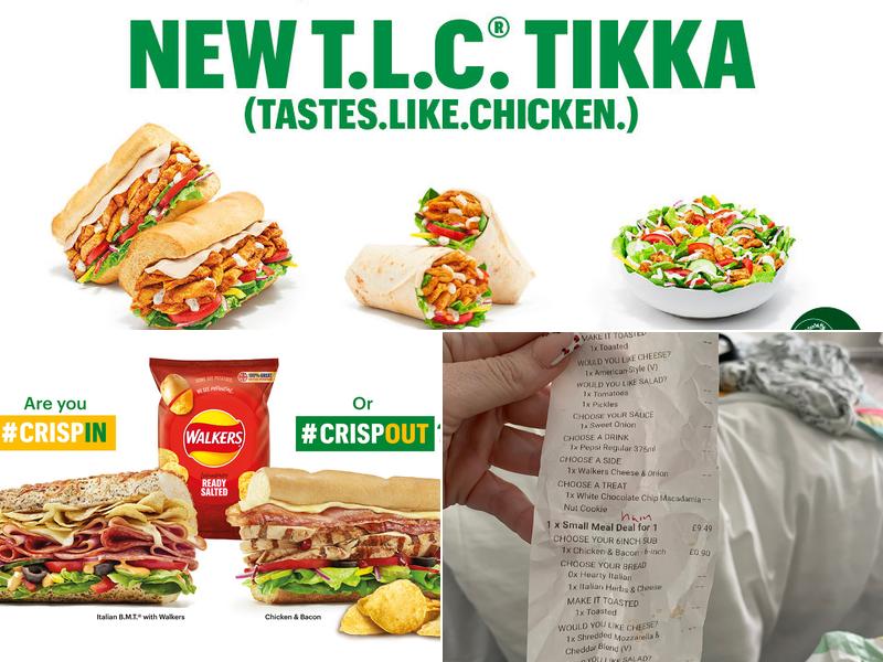 Subway Menu