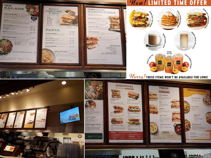 Corner Bakery Menu