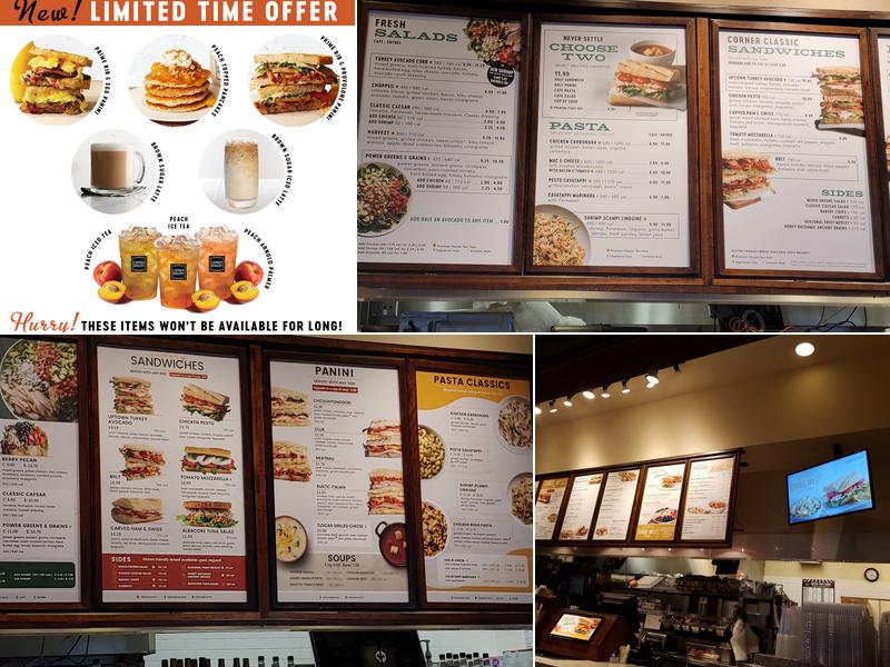 Corner Bakery Cafe Menu