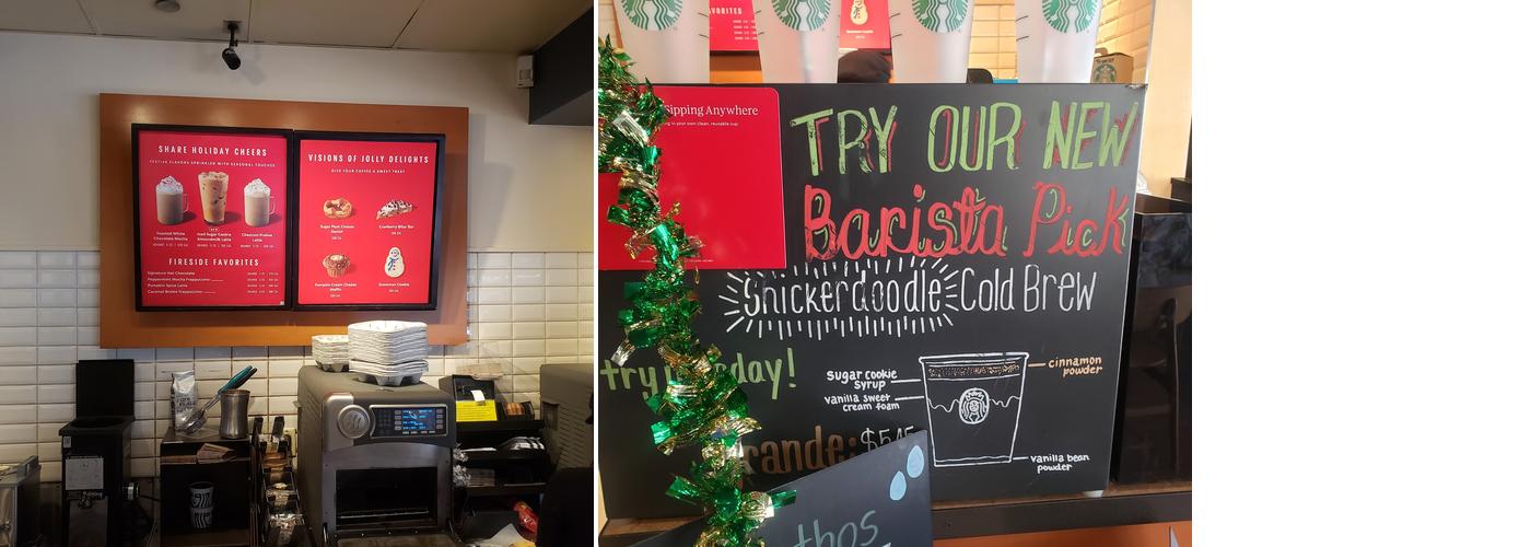 Starbucks Menu