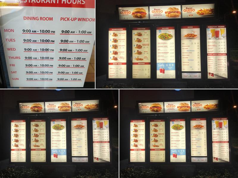 Wendy's Menu