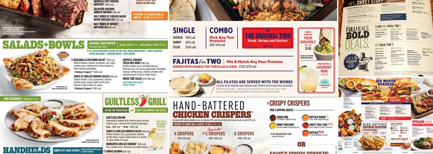 Chili's Grill & Bar Menu
