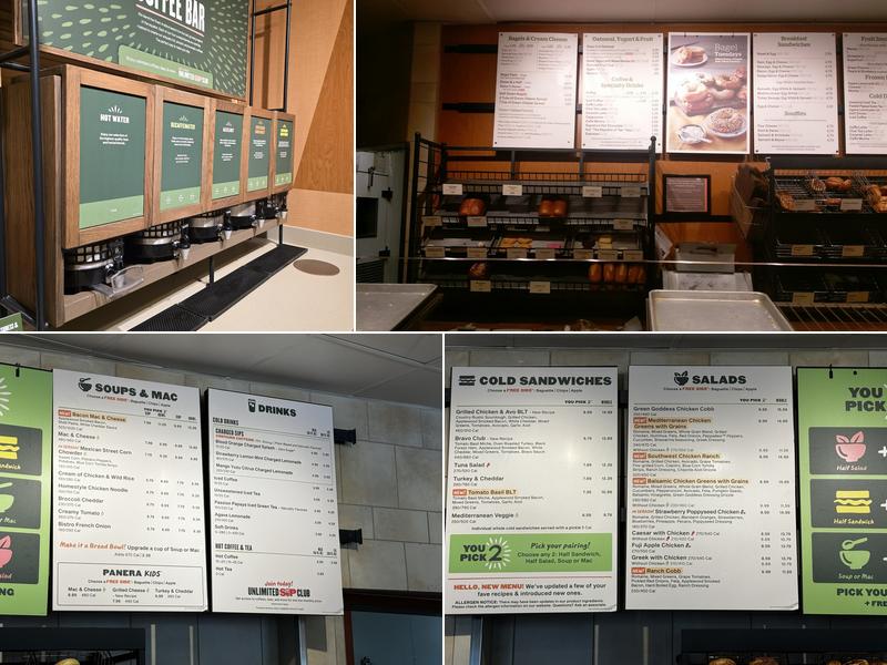Panera Bread Menu