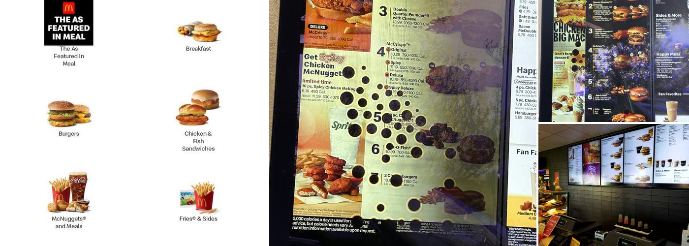 McDonald's Menu