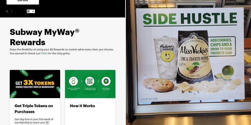 Subway Menu