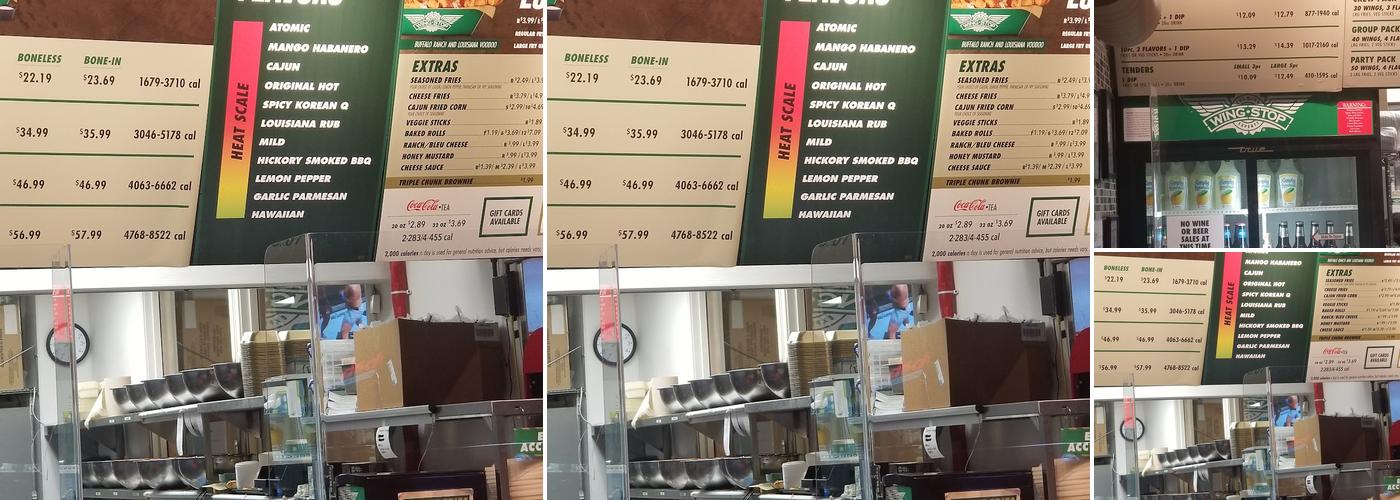 Wingstop Menu
