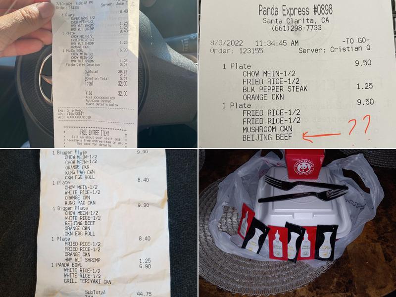 Panda Express Menu