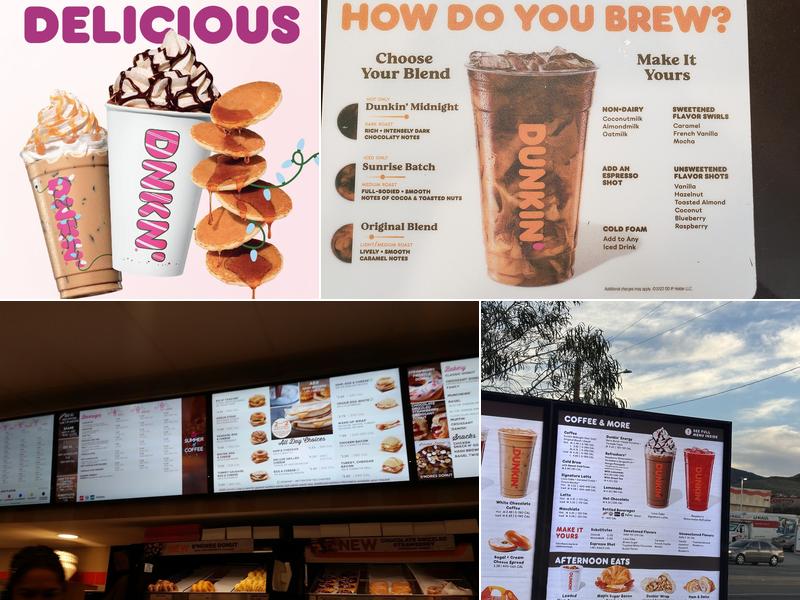 Dunkin' Menu