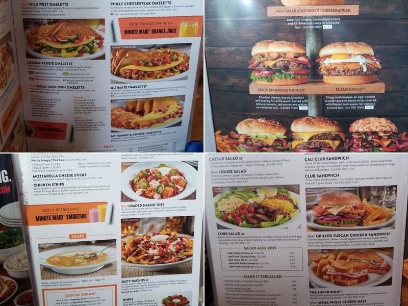 Denny's Menu