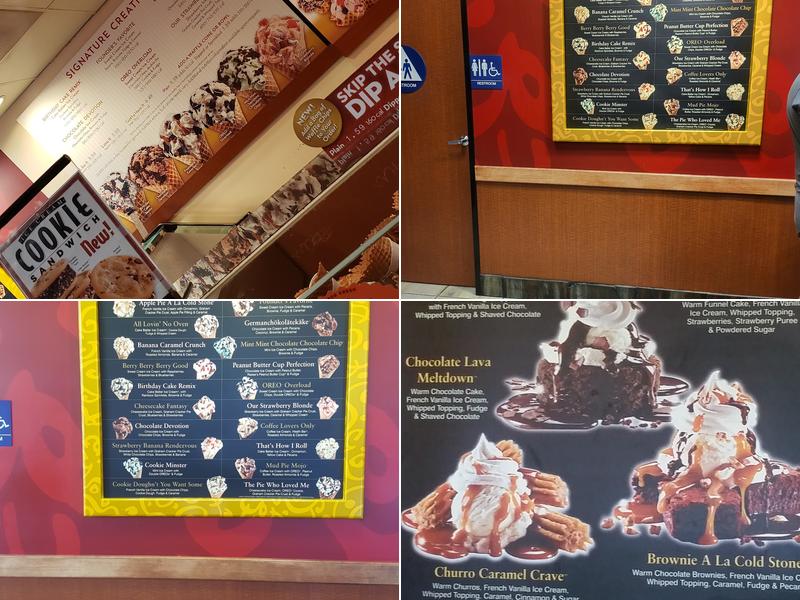 Cold Stone Creamery Menu