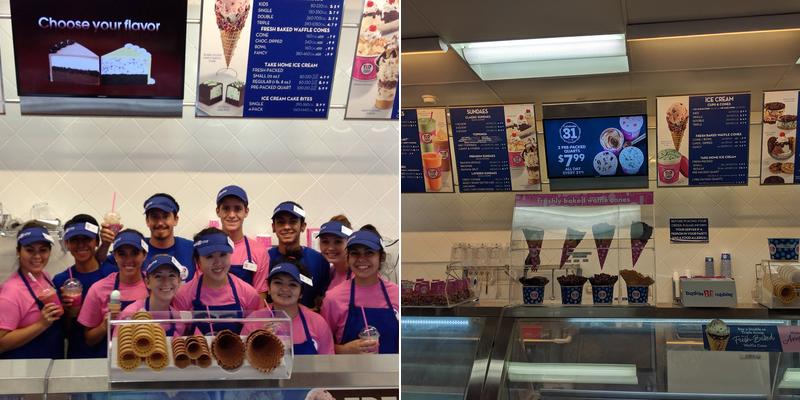 Baskin-Robbins Menu