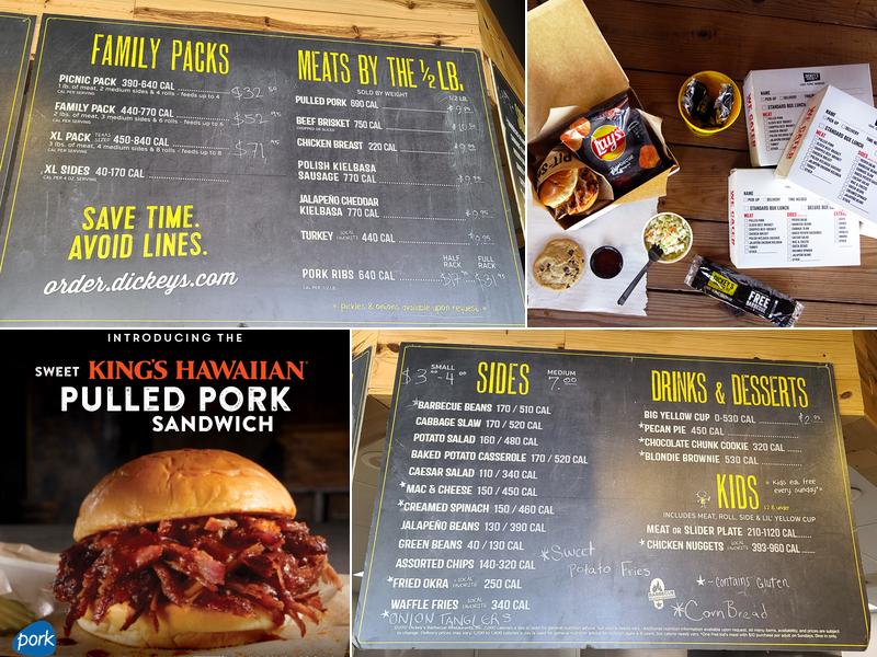 Dickey's Barbecue Pit Menu