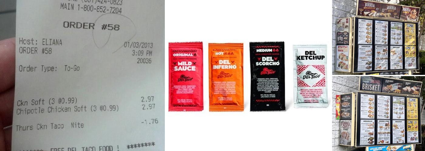 Del Taco Menu