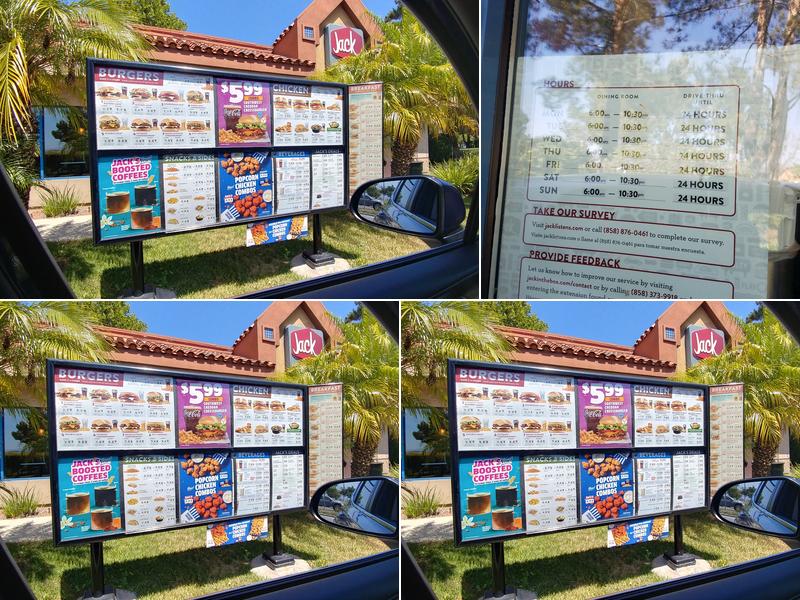 Jack in the Box Menu