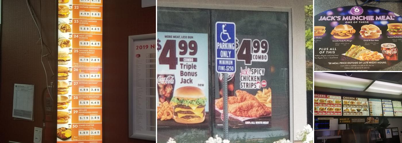 Jack in the Box Menu