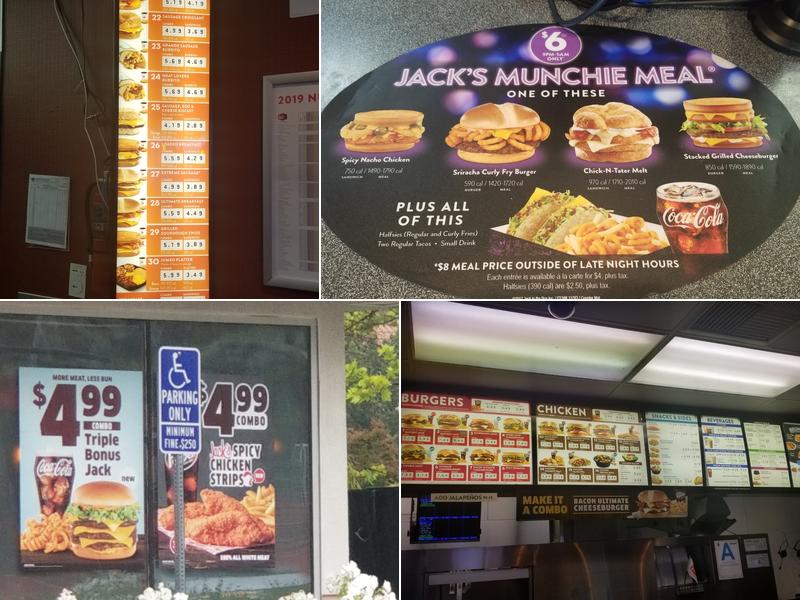Jack in the Box Menu
