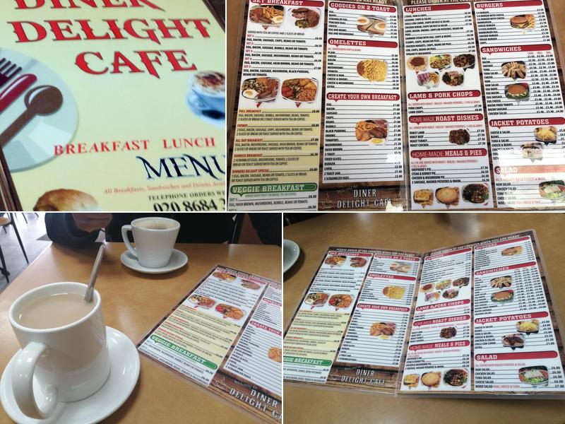 Dinners Delight Cafe Menu