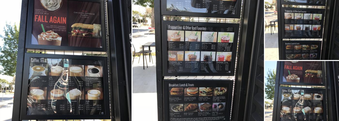 Starbucks Menu