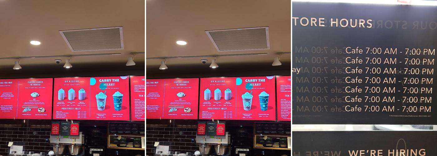 Starbucks Menu