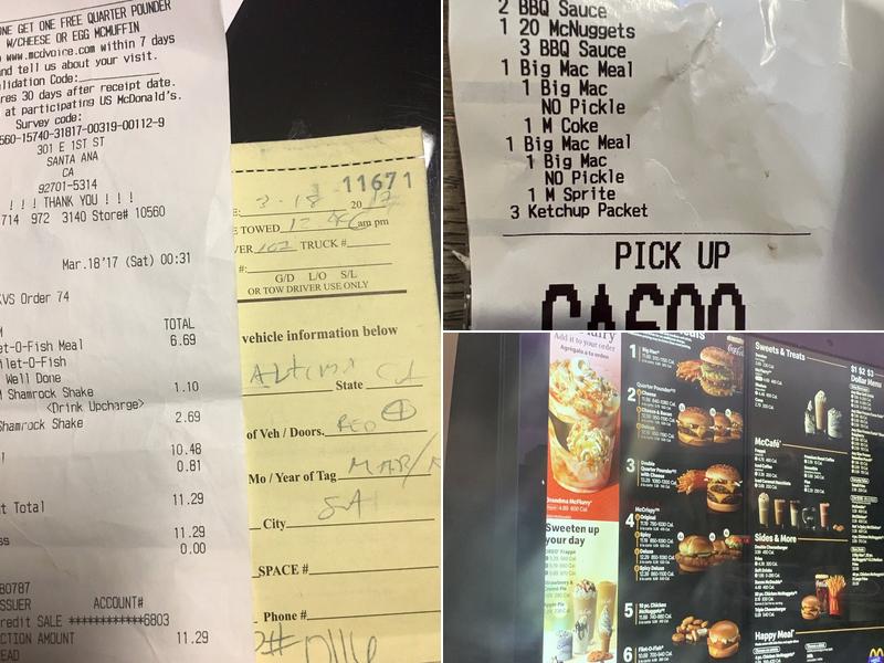 McDonald's Menu