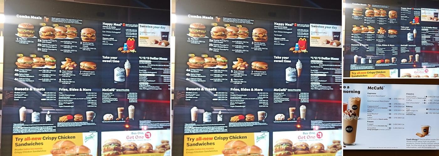 McDonald's Menu