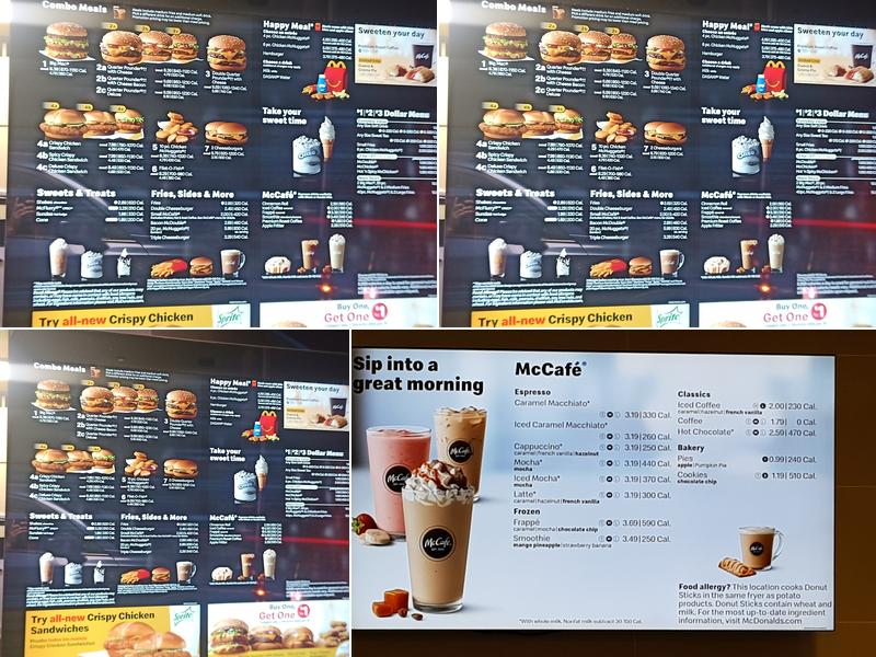 McDonald's Menu