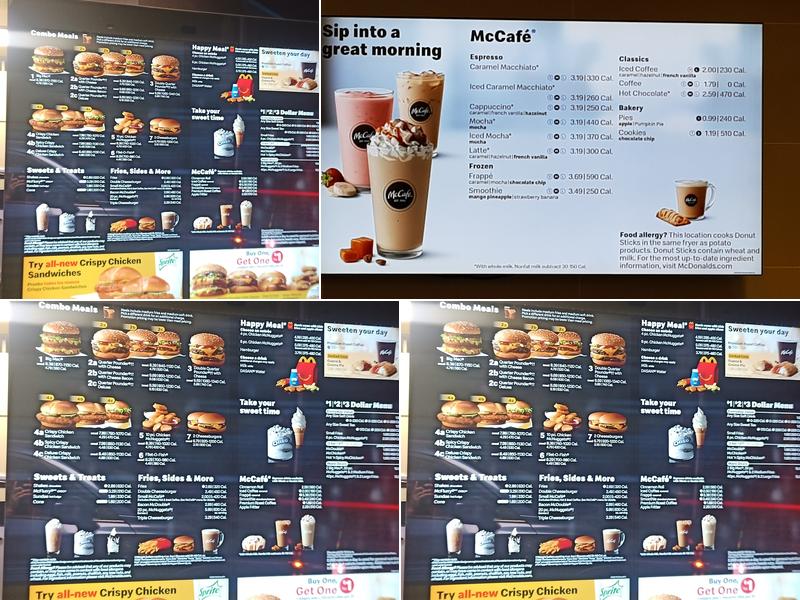 McDonald's Menu