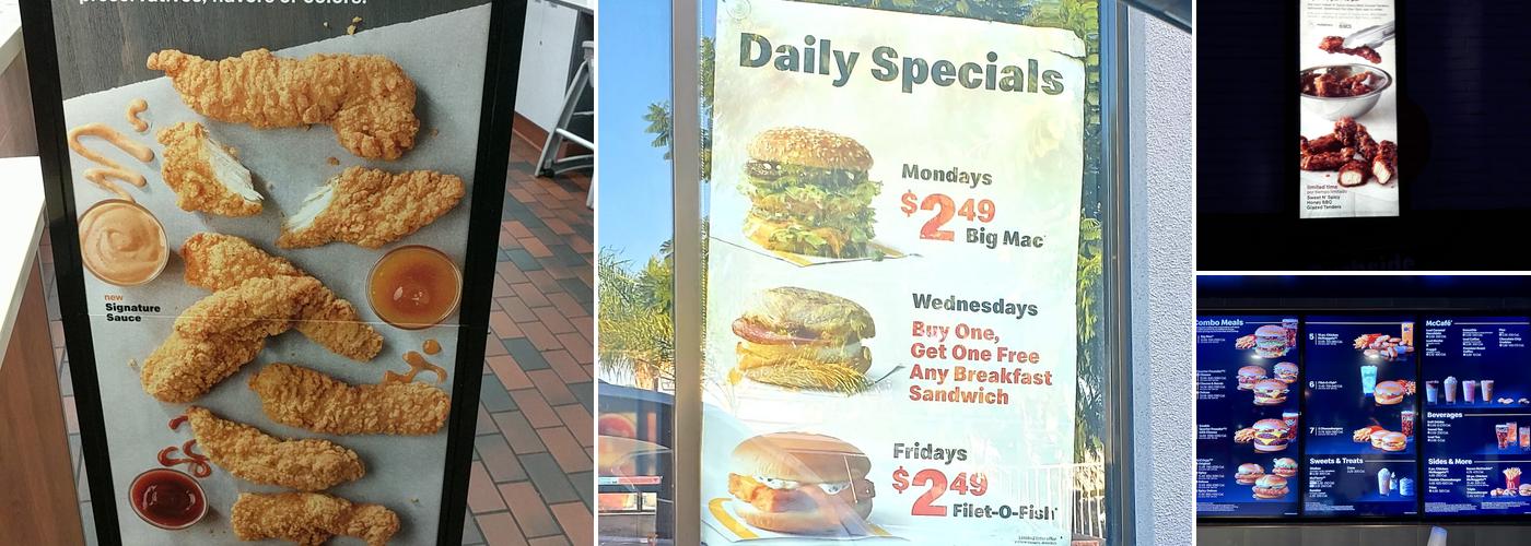 McDonald's Menu