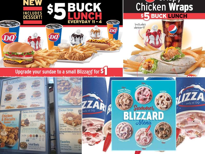 Dairy Queen Grill & Chill Menu