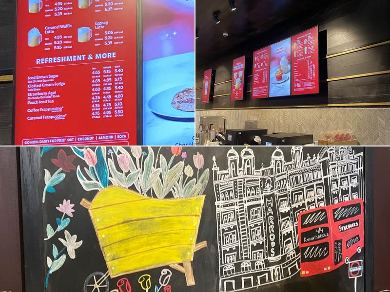 Starbucks Coffee Menu