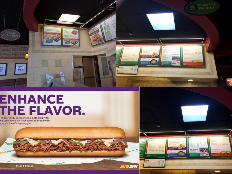 Subway Menu