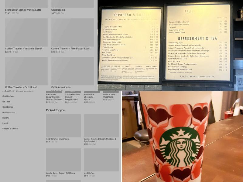 Starbucks Menu