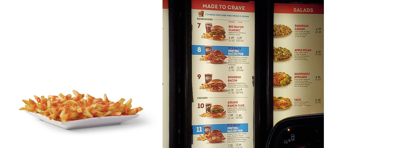 Wendy's Menu