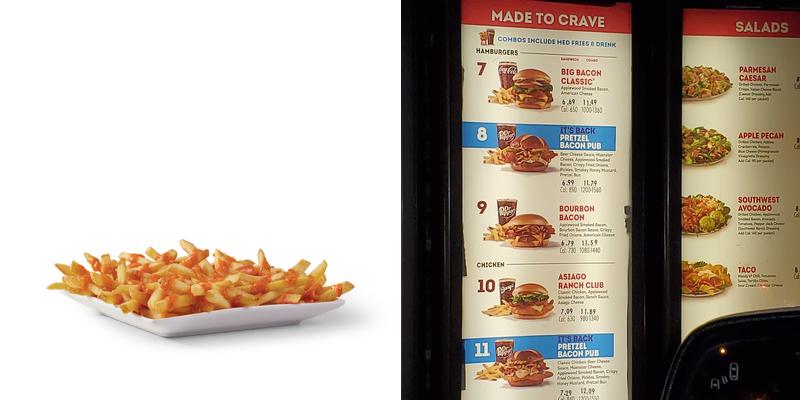 Wendy's Menu