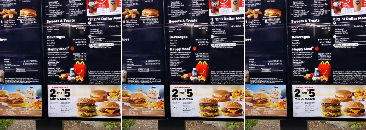 McDonald's Menu