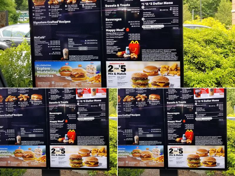 McDonald's Menu