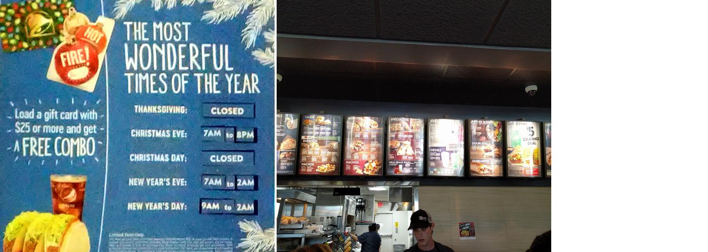 Taco Bell Menu