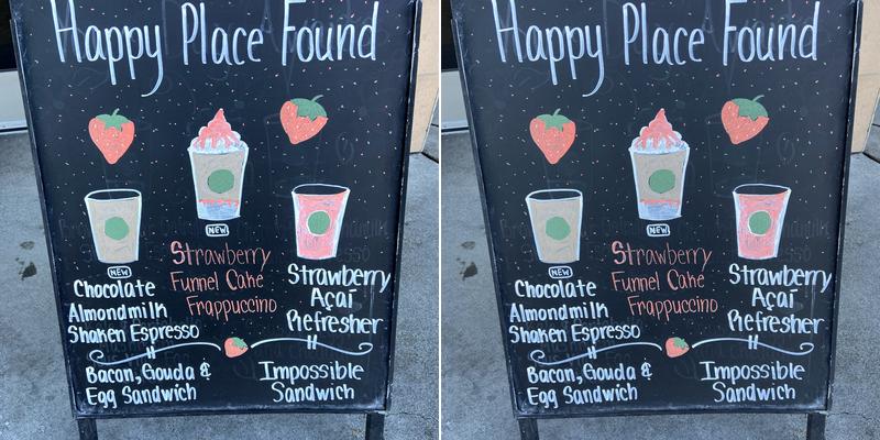 Starbucks Coffee Company Menu