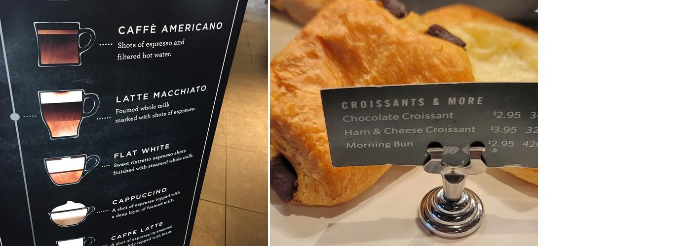 Starbucks Menu