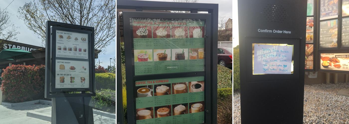 Starbucks Coffee Company Menu