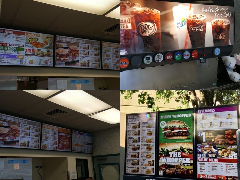 Burger King Menu