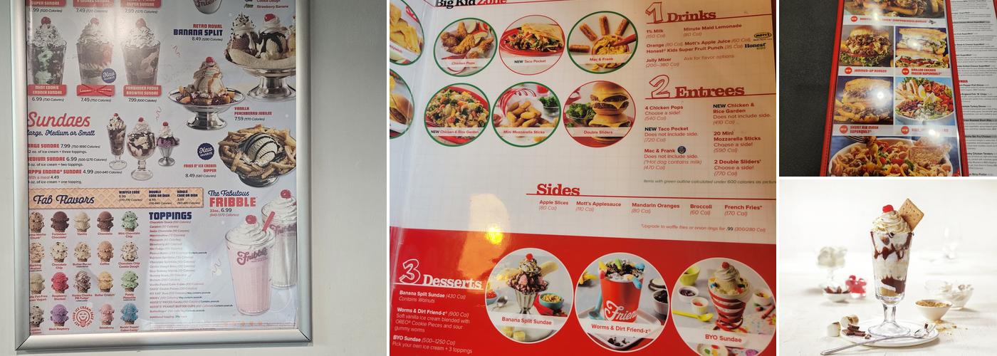Friendly's Menu