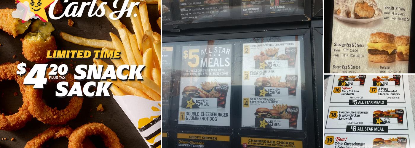 Carl’s Jr. Menu