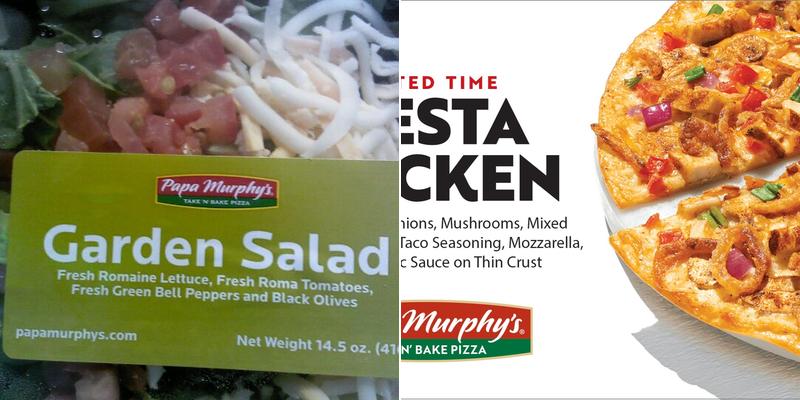 Papa Murphy's | Take 'N' Bake Pizza Menu