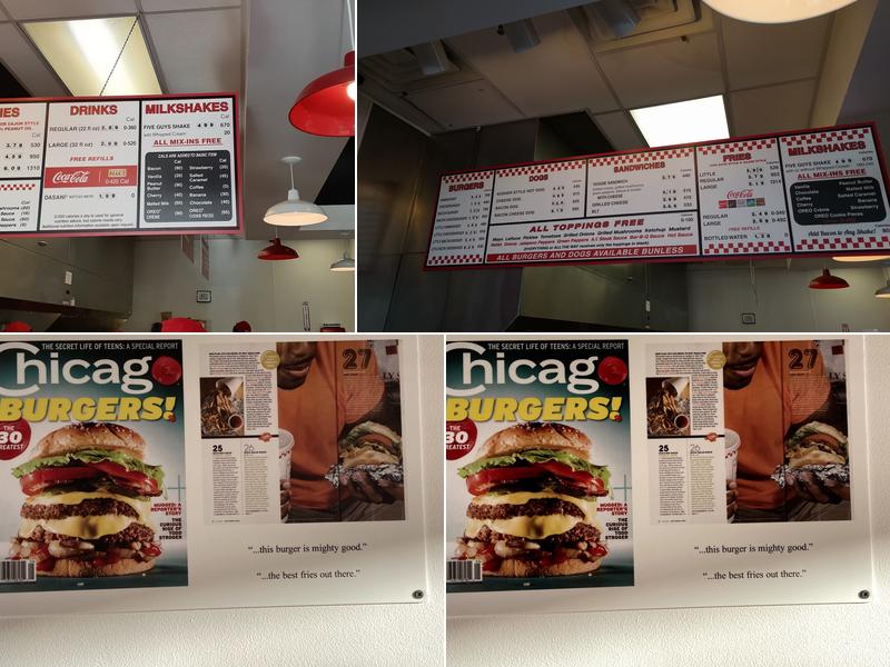 Five Guys Menu
